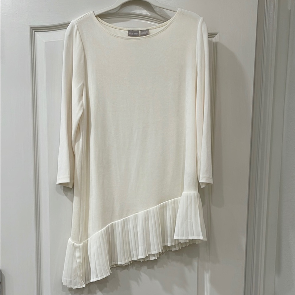 Chicos Cream Colored Tunic